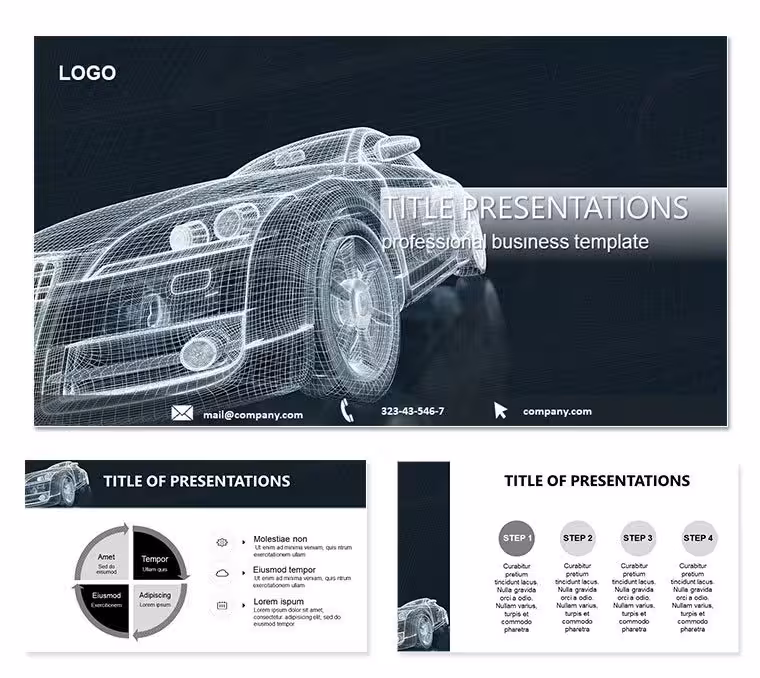 Project Cars Tuning PowerPoint Template