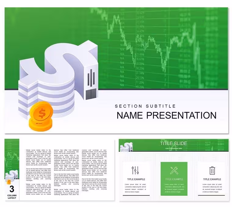 Dynamic Keynote Template | Dollar Money Challenge