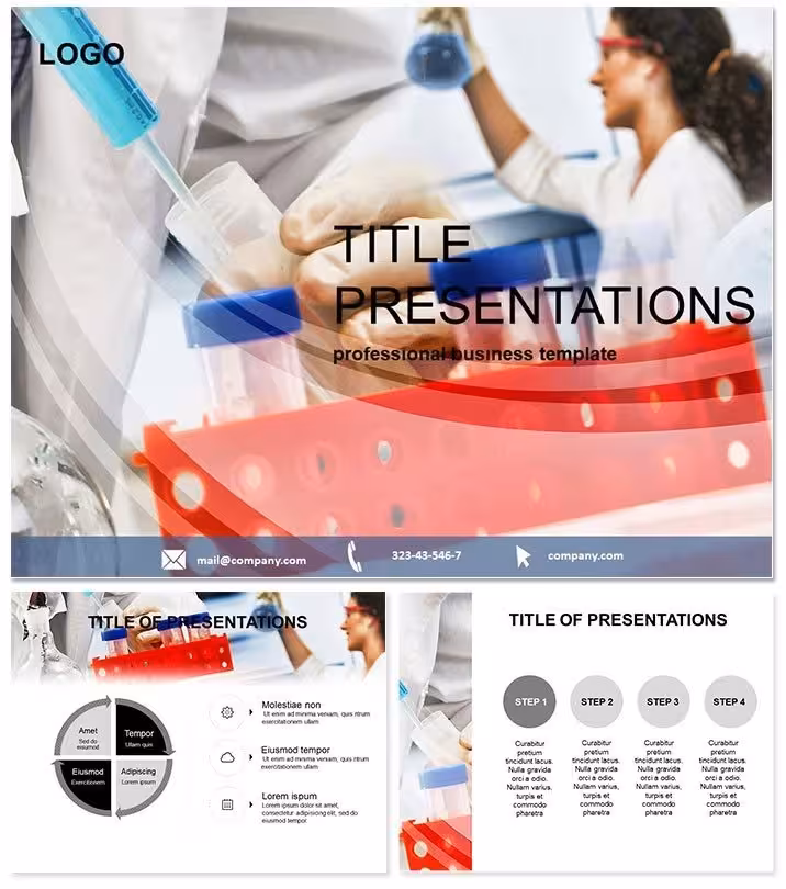 Pharmaceutical Companies Modern PPT Template