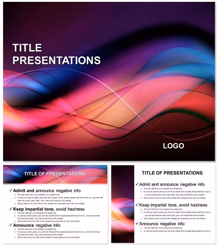 Power Attention PowerPoint Template Presentation