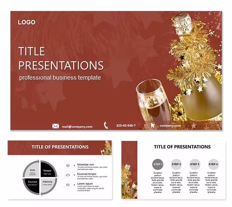 Joyful Happy Holiday PowerPoint Templates