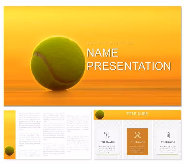 Tennis Ball Keynote Presentation Template