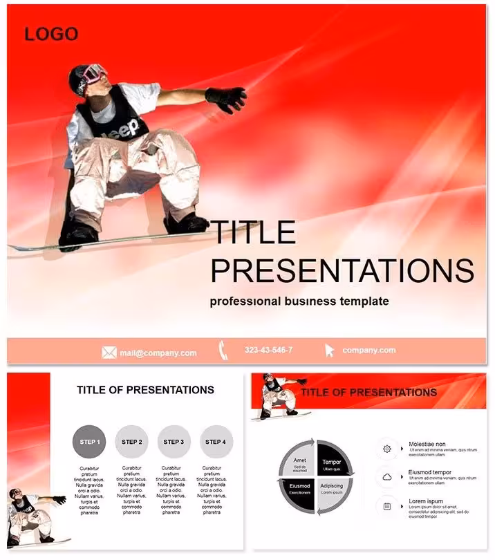 Snowboard Sports Keynote Template
