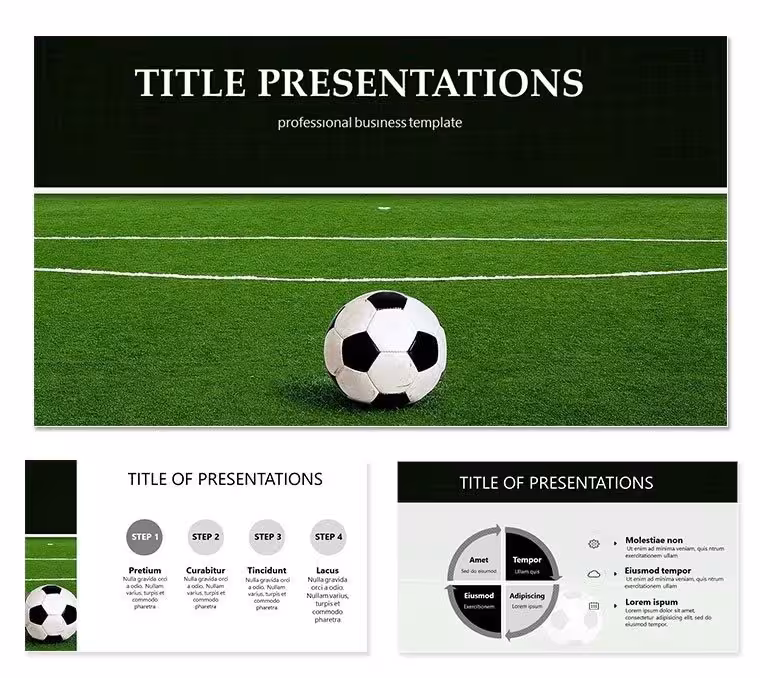 Football Balls Keynote Template for Presentation