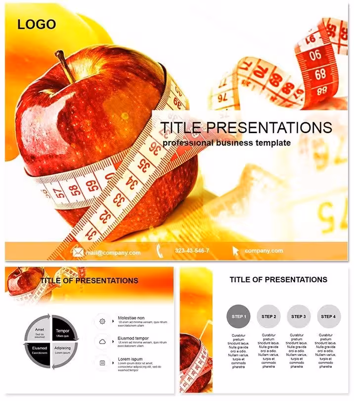 Empower Wellness: Dietary Guidelines PowerPoint Template