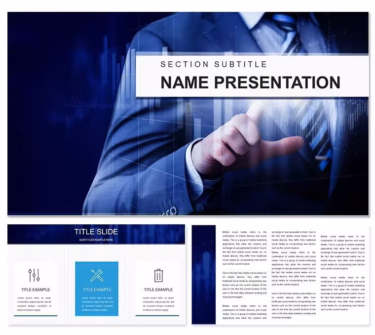 Business Project Manager PowerPoint Template: Orchestrate Success Step by Step