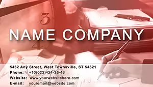Time to prepare report Business Card template