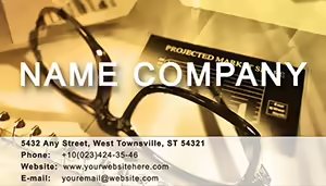 Consider Marketing Business Card template