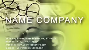 Treatment Business Card Template - Download Now!