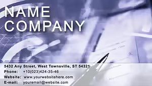 Business Advice Business Card Template