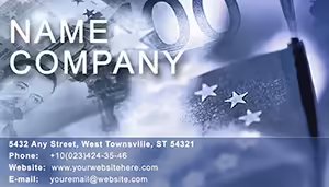 Money Europe Business Card Template