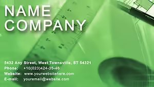 New architecture projects Business Card Template