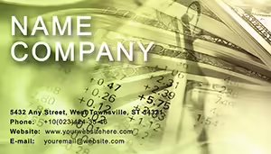 Stock market Business Cards Template