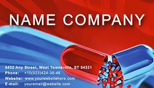 Pharmacy and tablets Business Card Template