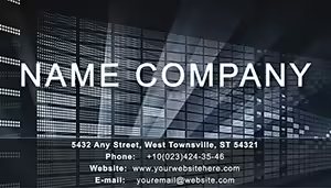 Dynamic Music Business Cards Template
