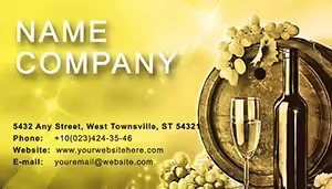 Wine guide Business Cards Templates
