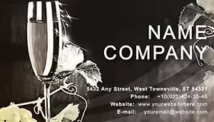 Wine company Business Cards Template