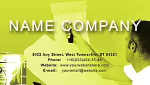 Apartment repair Business Card Template