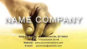 Tape Measure Business Card Template - Customizable & Printable