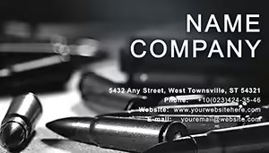 Ammunition Makes Business Card Template