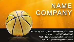 Sports ball Business Card Template