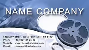 Movies Business Card Template
