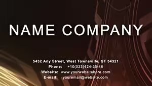E-Mail World Business Card - Download Template