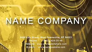 Business City Business Card Template