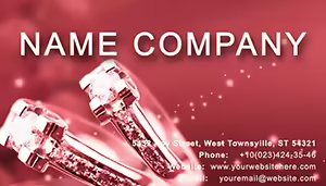 Wedding Rings Business Card Template