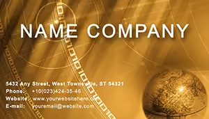 See Land template Business Card Template
