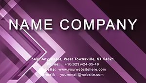 Arrow with Lines Business Card Templates