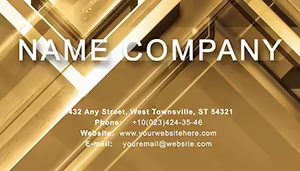 Decor Line Business Card Template
