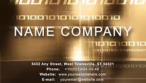Coding Business Card Templates - Download and Print | Professional Designs