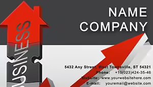 Business growth Strategies Business Card Template