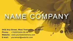 Background color Business Card Template