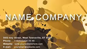 Color Show Business Card Template