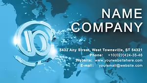 E-mail Problems Business Card Template