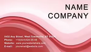 Red Grace Business Cards Templates
