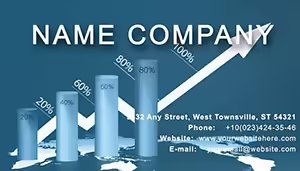 Increasing Schedule Business Cards Templates