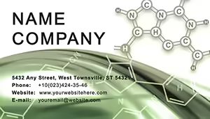 Molecular Structure Business Card Template - Download and Print | Creative Designs