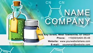 Chemical Reagents Business Cards Template