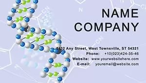 Structure Platinated DNA Business Cards Templates