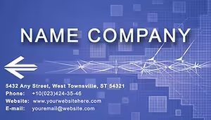 Flying Arrow Business Cards Templates