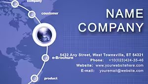 Network of Business Business Cards Templates