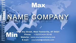 Chart Development Business Cards
