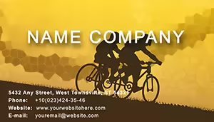 Bicyclist Business Cards Template | Download and Customize