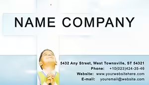 Prayer to God Business Cards