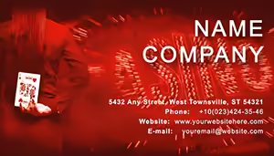 Online Casino Business Cards Templates
