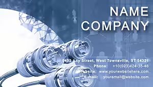 Network Connection Business Cards Templates