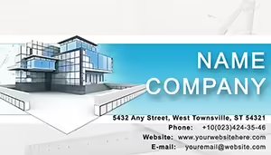 Construct Building Business Cards
